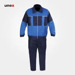 لباس کار یونکس سیلوری، سرمه ای آبی | فروشگاه لوازم ایمنی و تجهیزات آتش نشانی | یونکس