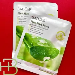 ماسک ورقه ای گیاهی صورت آلوئه ورا سادور sador | فروشگاه هیوا