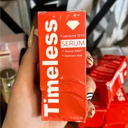 سرم بوتاکس قوی و هیلارونیک اسید (30 میل) تایملس قرمز coenzyme Q10 TIMELESS (جعبه معیوب) | فروشگاه هیوا