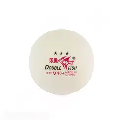 توپ پینگ پنگ دبل فیش 3 ستاره مدل V40+ بسته 3 عددی | پهلوان شاپ