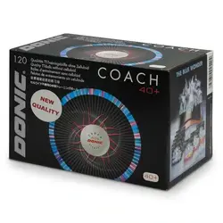 توپ پینگ پنگ دونیک کوچ +40 ABS درجه 1 بسته 120 عددی | پهلوان شاپ