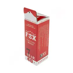 توپ پینگ پنگ فاکس7 ستاره 40+ مدل T007 بسته 3 عددی (سایز و جنس اصلی) | پهلوان شاپ