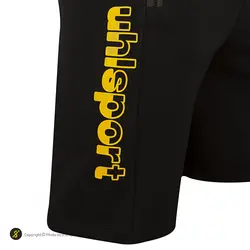 شلوارک ورزشی مردانه آلشپرت ALA MUH2939-001 | مشکی/ زرد | پهلوان شاپ