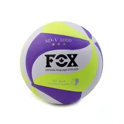 توپ والیبال فاکس FOX SD-V8000 DST | بنفش/فسفری | پهلوان شاپ