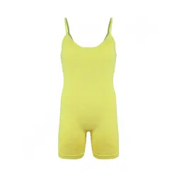 اورال ورزشی زنانه بدنسازی کبریتی کوتاه NZD | زرد | پهلوان شاپ