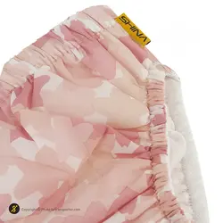 پوشک شنا استخری شورت آموزشی شینا ضد آب HMK | صورتی/کرم | پهلوان شاپ