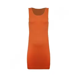 تاپ سارافون ورزشی زنانه چاک دارکوتاه کبریتی NZD | نارنجی | پهلوان شاپ