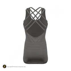 تاپ ورزشی زنانه طرح نایک پشت بندی یونیک اسپرت NZD | طوسی | پهلوان شاپ