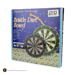 تخته دارت سوزنی پرو اسپرتز 18اینچ بریستل 2016 تیغه ای BRS | مشکی | پهلوان شاپ
