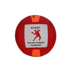 توپ آموزشی داژبال وسطی WADBC DST | قرمز/نارنجی | پهلوان شاپ