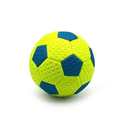 توپ آموزشی فوتبال مینی لیزری DST | فسفری/آبی | پهلوان شاپ