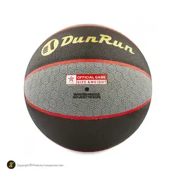 توپ بسکتبال dunrun شیکاگو بولز DZH | طوسی/مشکی | پهلوان شاپ