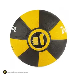 توپ بسکتبال سالنی و خیابانی DZH dunrun | مشکی/زرد | پهلوان شاپ