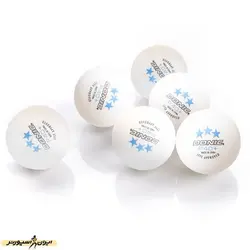 توپ پینگ پنگ دونیک 3 ستاره ABS بسته 3 عددی HGH | بدون رنگ | پهلوان شاپ