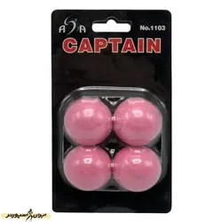 توپ فوتبالدستی کاپیتان 1103 بسته 4 عددی DZH | صورتی | پهلوان شاپ