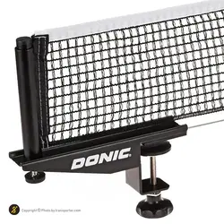 تور و گیره میز پینگ پنگ دونیک رالی OLK | مشکی/سفید | پهلوان شاپ