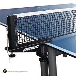 تور و گیره میز پینگ پنگ دونیک رالی OLK | مشکی/سفید | پهلوان شاپ