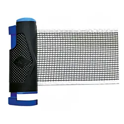 تور و گیره میز پینگ پنگ دونیک شیلدکروت FLEX-NET OLK | مشکی/آبی | پهلوان شاپ