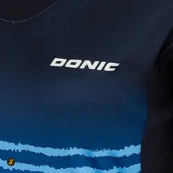 تونیک زنانه پینگ پنگ طرح دونیک لیبرا SMP | مشکی/آبی | پهلوان شاپ