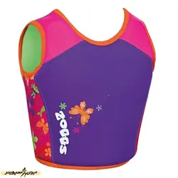 جلیقه شنا بچه گانه زاگز Swim Jacket HMK | بنفش/نارنجی | پهلوان شاپ