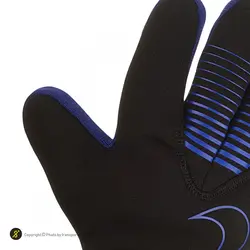 دستکش فوتبال گلری دروازه بانی نایک GK LONG ATH | مشکی/آبی | پهلوان شاپ