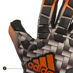 دستکش فوتبال گلری دروازه بانی آدیداس KEEPER ATH | طوسی/نارنجی | پهلوان شاپ