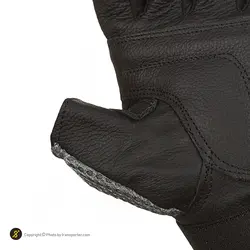 دستکش بدنسازی LORDEX GERMANY MDM | مشکی/طوسی | پهلوان شاپ