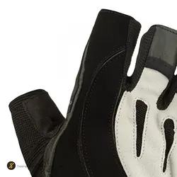 دستکش بدنسازی اشبالت مچ بند دار پاور ایکس BRS | مشکی/طوسی | پهلوان شاپ