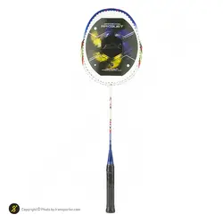 راکت بدمینتون جفتی سیما CM-520 BRS | سفید/آبی | پهلوان شاپ