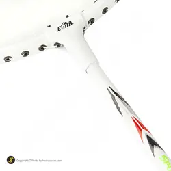 راکت بدمینتون جفتی سیما CM-520 BRS | سفید/آبی | پهلوان شاپ