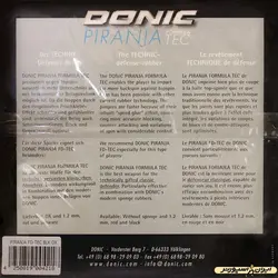 رویه راکت دونیک پیرانجا فرمولا تک بدون ابر HGH | مشکی | پهلوان شاپ