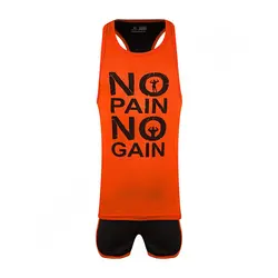 ست رکابی شلوارک مردانه بدنسازی پرشین گلف 02 CHG | نارنجی/مشکی | پهلوان شاپ