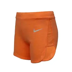 شلوارک ورزشی زنانه بدنسازی طرح نایک NKE 01 ANG | نارنجی | پهلوان شاپ