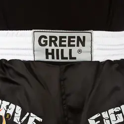 شورت کیک بوکس آتشی Green Hill BYT | مشکی/قرمز | پهلوان شاپ