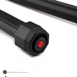 طناب ورزشی بدنسازی گلدن استار PS-J631 BRS | مشکی/قرمز | پهلوان شاپ