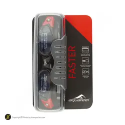 عینک شنا HMK Aquafeel - FASTER - 4143 | مشکی/قرمز | پهلوان شاپ