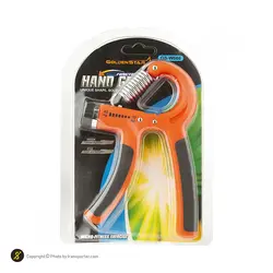 فنر تقویت مچ دست بدنسازی گلدن استار GS-W666 BRS | نارنجی/مشکی | پهلوان شاپ
