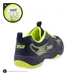 کفش بدمینتون VSE - VS175B MLD | سرمه ای/سبز | پهلوان شاپ