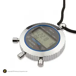 کرنومتر پرو اسپرتز استیل 10 زمانه P-1069 BRS | نقره ای | پهلوان شاپ