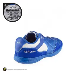 کفش فوتسال یوز Athleta YOZ | آبی/سفید | پهلوان شاپ