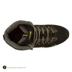 کفش کوهنوردی طرح نورث فیس HMN | مشکی/زرد | پهلوان شاپ