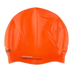 کلاه شنا سیلیکونی HMK Aquafeel - 3046 | نارنجی | پهلوان شاپ