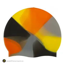 کلاه شنا سیلیکونی فشی HMK 3049 | چند رنگ | پهلوان شاپ