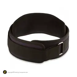 کمربند بدنسازی پاورلیفتینگ چسبی فیتنس دوبل گلدن پاور MDM | بنفش/مشکی | پهلوان شاپ