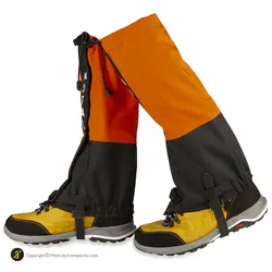 گتر کوهنوردی موتال سنگین جفتی G - Motal MTL | نارنجی/مشکی | پهلوان شاپ