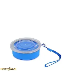 لیوان کوهنوردی تاشو سیلیکونی بزرگ ABS | آبی | پهلوان شاپ