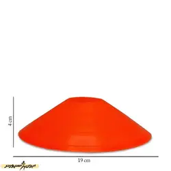 مانع تمرین فوتبال بشقابی کنز ژله ای بسته 10 عددی DST | نارنجی | پهلوان شاپ
