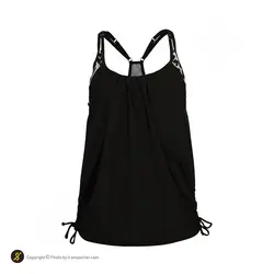 مایو شنا زنانه دو تکه دامنی 5784164- Fashion Concept NZD | مشکی/کرم | پهلوان شاپ
