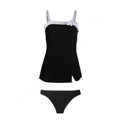 مایو شنا زنانه دو تکه دامنی Fashion Concept- 5711530 NZD | مشکی/سفید | پهلوان شاپ