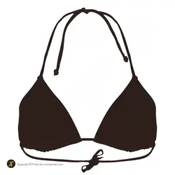 مایو شنا زنانه دوتکه بیکینی بندی MODA ITALIA001 MGH | قهوه ای | پهلوان شاپ